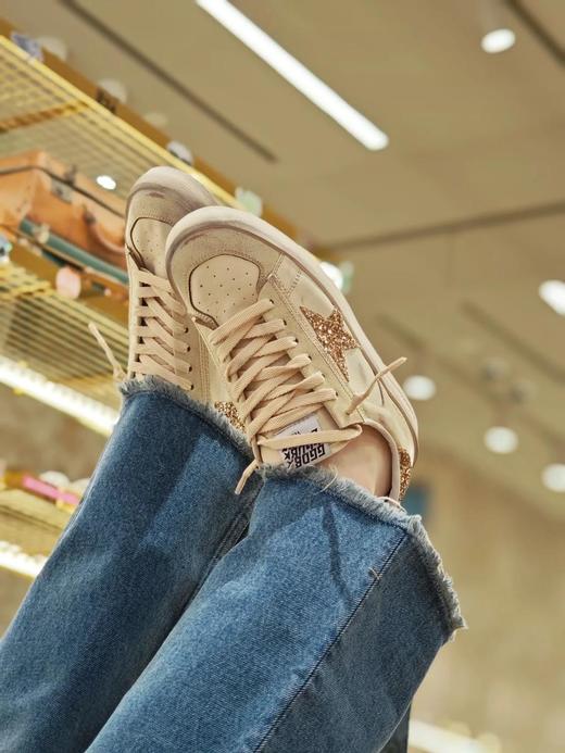 Golden Goose Stardan 圆头系带 低帮 板鞋 女款 浅褐色 版鞋（HC） 商品图9