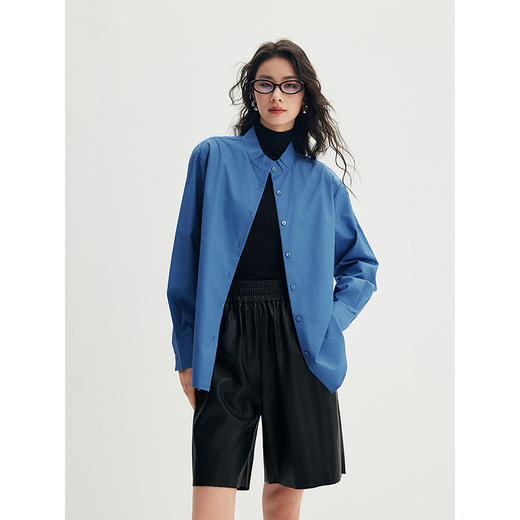 棉仓357604006-立领液氨衬衫 商品图1