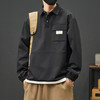 【新款DYY】大依优型大码翻领卫衣男宽松休闲上衣胖子加肥加大男士潮流 商品缩略图12