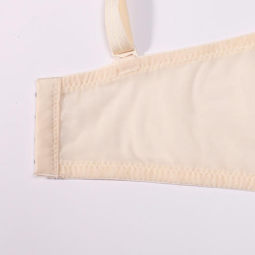 都市丽人内衣自然舒适常规文胸蕾丝中厚文胸1/2杯四排扣无钢圈LBT1M4 商品图6