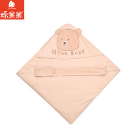 棉果果秋季新品春秋季男童女童彩棉婴儿儿童被子抱被（90*90cm）M405550800041