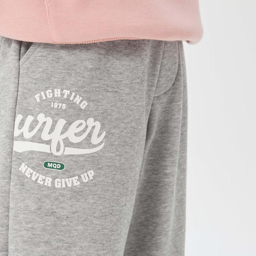 【MQD】童装男女大童冬季新品潮酷休闲运动针织裤 商品图2