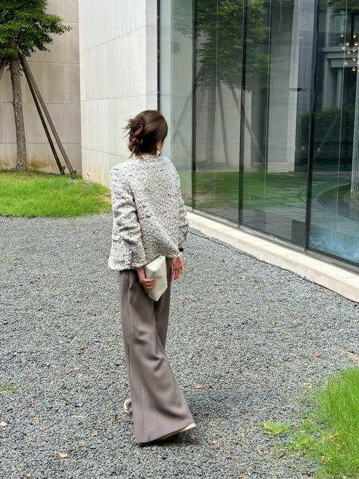 25特价🍂2409204   手工访粗花呢 外套，“紫运”“琉璃” 商品图9