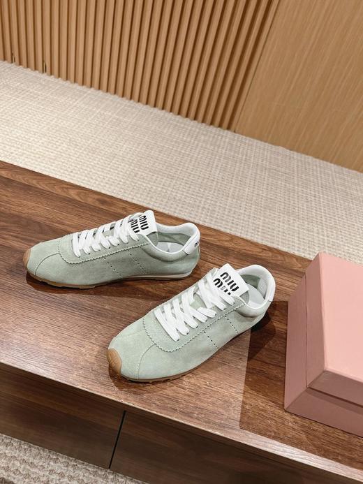MiuMiu缪缪德训鞋2024新款火*脏脏鞋小白鞋（HC） 商品图5