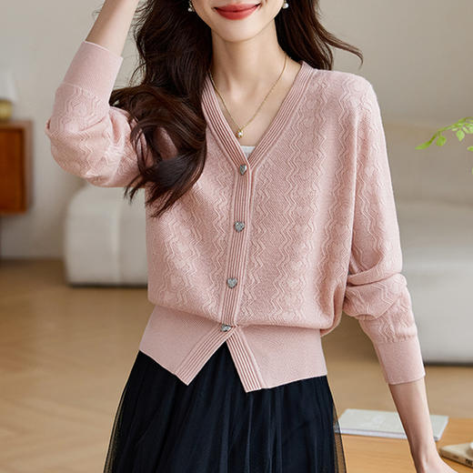 CC XFY2151针织开衫外搭高腰毛衣外套 商品图0