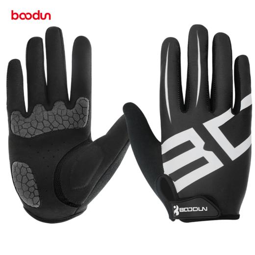 boodun春秋自行车骑行手套0938全指硅胶减震长指公路山地车单车装备 商品图2