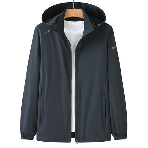 【可拆卸帽】【新款DZP】大依优型大码夹克外套男宽松加肥加大码上衣夹克休闲 商品图7