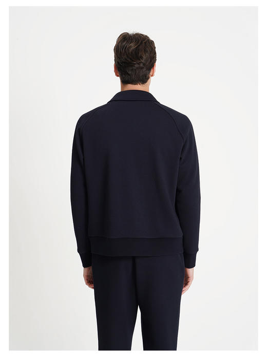 callisto乐行系列藏青色莫代尔混纺夹克 商品图4