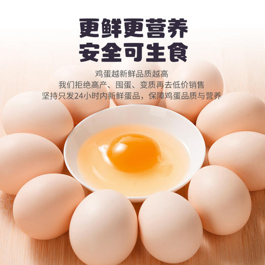 小鸡海蒂·可生食·硒养鲜鸡蛋30枚 商品图1