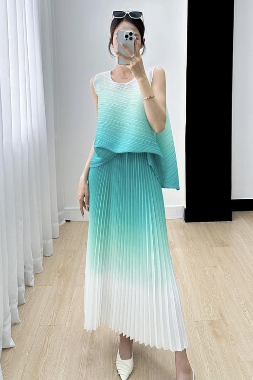 Le Malene 渐变百褶上衣半裙套装 18837 商品图3