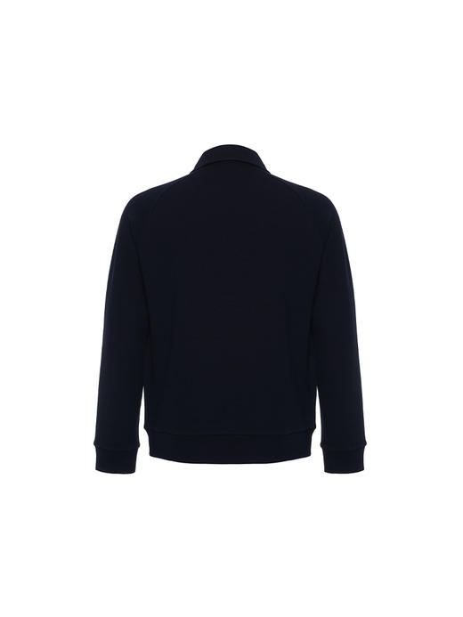 callisto乐行系列藏青色莫代尔混纺夹克 商品图1