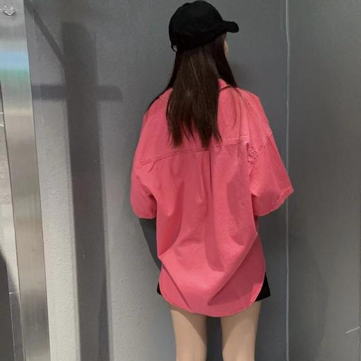 MZ1-1双口袋基础百搭衬衫40715（粉） 秋季 143010620321 商品图2