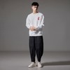 PINLI品立2024秋季新款男士宽松休闲卫衣潮牌兔子贴布绣长袖上衣BG243109018 商品缩略图1