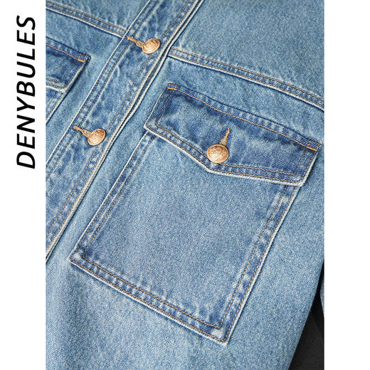 DENYBULES小香风天丝棉牛仔夹克 商品图3