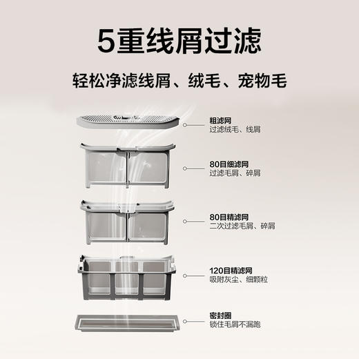 【TCL洗衣机】TCL 10KG超薄热泵烘干机T3 智能正反转 UVC除菌 H100T3-S 商品图8