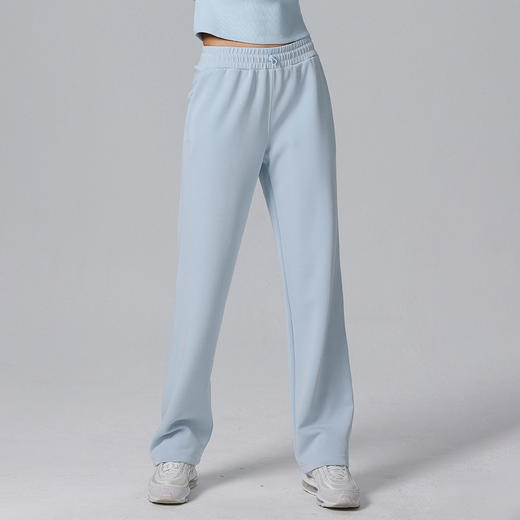 跃牌【瑞幸系列】莫代尔空气层Softstreme瑜伽运动休闲直筒裤阔腿显瘦宽松高腰女裤HCK017 商品图2