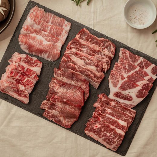 牛猪双拼烤肉组合 商品图2