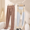 雀说 德绒高腰保暖裤内穿含蚕丝羊毛秋裤保暖裤女加绒加厚W4616 商品缩略图9
