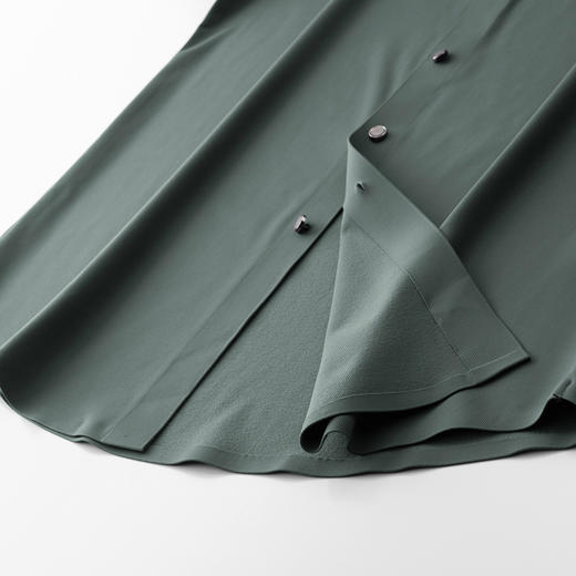 【新款DDP】大依优型大码长袖衬衫翻领男装加肥加大体恤大号上衣胖子弹力休闲商务 商品图7