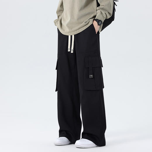【新款DYF】大依优型大码直筒休闲裤工装裤阔腿加肥加大男装舒适胖子肥佬百搭运动裤长裤 商品图10