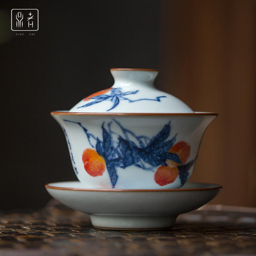 问鼎鼎者青花明澈盖碗（缺货） 商品图2