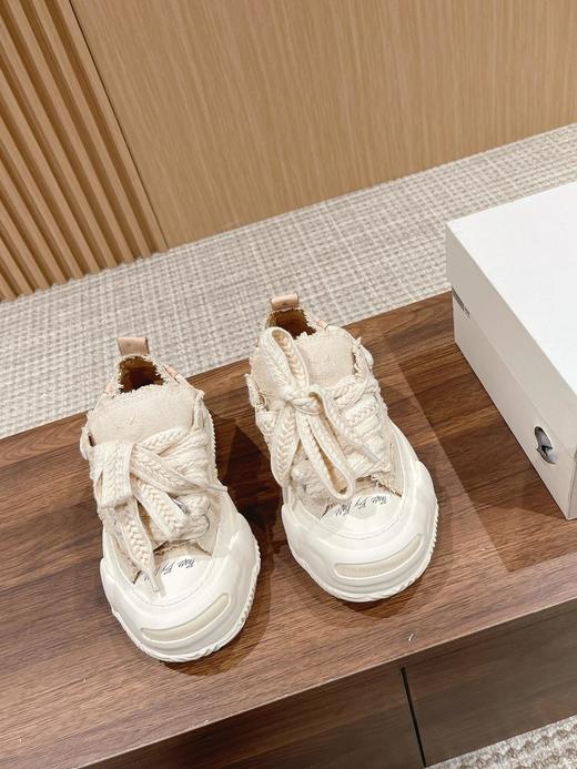 吴建豪xVESSELSMILENCE棉花糖隐藏款低帮可替换开口笑厚底休闲帆布鞋（SLB） 商品图2