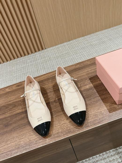 缪缪新款小矮跟玛丽珍鞋（HC） 商品图1