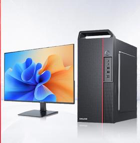 联想(Lenovo) 异能者 商启系列 电脑台式机主机办公家用(i7-12700 32G 1T WIN11)27英寸显示器 定制