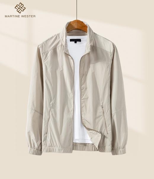 Martine Wester 男款 记忆面料隐藏式帽子立领外套 11063216 商品图1