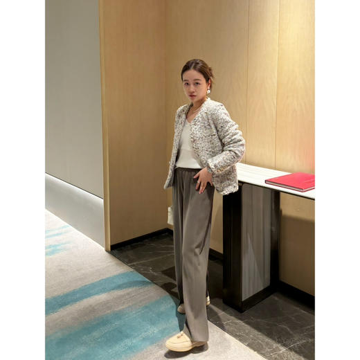 25特价🍂2409204   手工访粗花呢 外套，“紫运”“琉璃” 商品图5