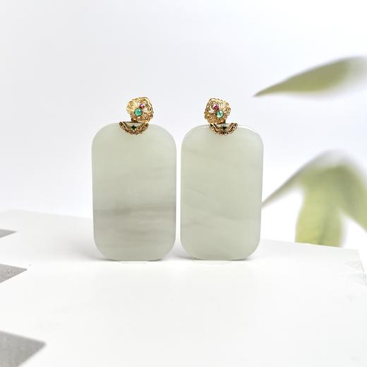 菲菲珠宝好*18K和田玉吊坠约59*29mm~多样性发一 商品图0