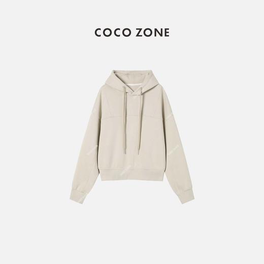 COCO ZONE 百搭女士时尚休闲套头连帽卫衣 Y2006 商品图0