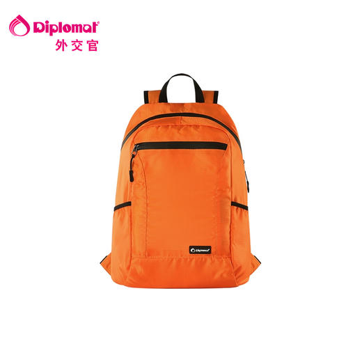 【自营】 外交官Diplomat 户外便携折叠背包 大容量 罗兰紫/珊瑚橙 商品图0