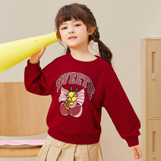 B.DUCK小黄鸭童装春秋圆领卫衣105-150 FF3408010 商品图1