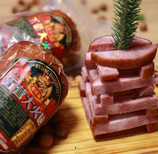 【东北特产】火腿五营大火腿森林跑山猪大火腿老式即食火腿  精选猪瘦肉制作 东北黑龙江伊春特产500g*3根 商品图1