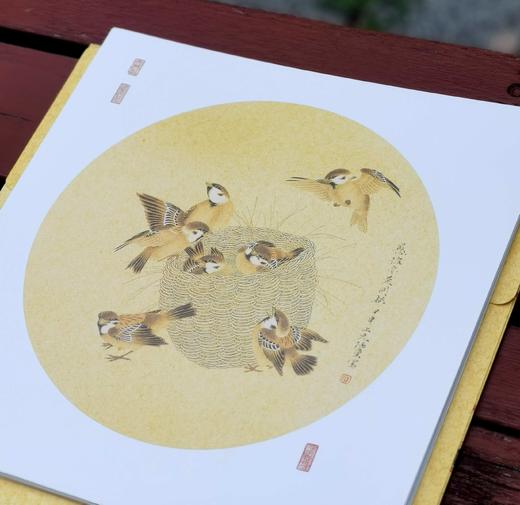 《任重精品花鸟画》，4开，单页，共22页，任重绘，河北教育出版社2013年一版一印，定价198，售价99元。 商品图2