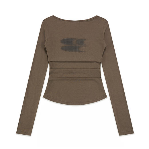 CryingCenter 一字领logo羊毛长袖tee 哭喊中心 商品图4