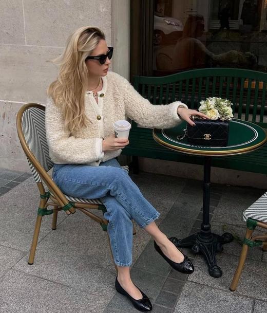 香奈儿 万年经典蝴蝶结 圆头芭蕾舞鞋（HC） 商品图4