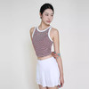 跃牌【禅语梵心】罗纹瑜伽背心女双肩带运动内衣条纹内搭小吊带美背健身文胸WX2885 商品缩略图4