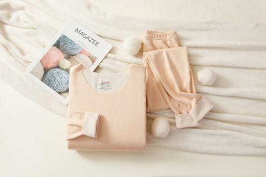 【澳洲天然羊毛，积蓄阳光热浪】秋冬新款羊毛蚕丝保暖内衣套装 女生无痕加厚男士秋衣秋裤 情侣圆领V领内衣套装-QQ 商品图9