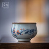 问鼎鼎者青花溪云杯(麻雀平安)（菊花）（红梅报春）（缺货） 商品缩略图0