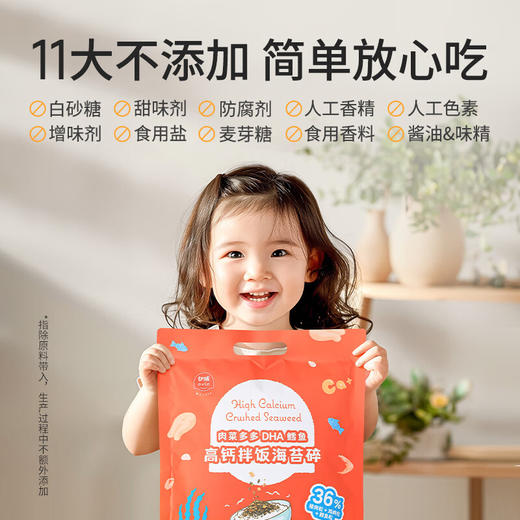 伊威肉菜多多DHA鳕鱼高钙拌饭海苔碎102g 商品图7