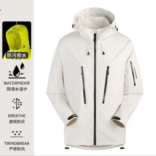 🔥🔥防风防水🔥御寒保暖✔️鸟家同款硬壳冲锋衣‼️男女春秋冬户外防风防水保暖骑行徒步登山服 商品图5