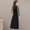 灯笼袖拼结，时尚拼色连衣裙QYM-HL-24NF029-Y 商品缩略图2
