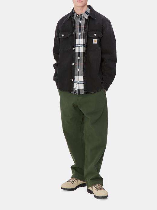 卡哈特 Wip 男士 Harvey 水洗做旧牛仔衬衫式夹克外套 Z-11969 商品图7