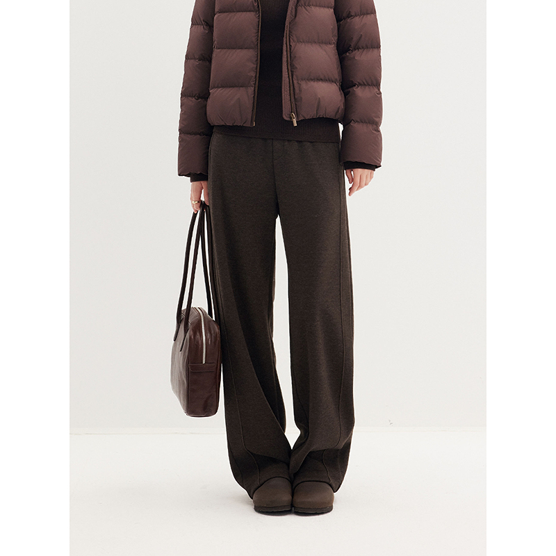 棉仓357618002-含羊毛直筒裤