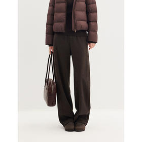 棉仓357618002-含羊毛直筒裤