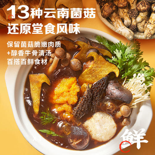 德和 百搭百鲜菌菇火锅汤料420g/盒#云南菌子 商品图1