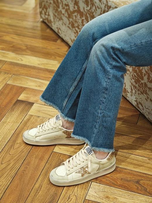 Golden Goose Stardan 圆头系带 低帮 板鞋 女款 浅褐色 版鞋（HC） 商品图1