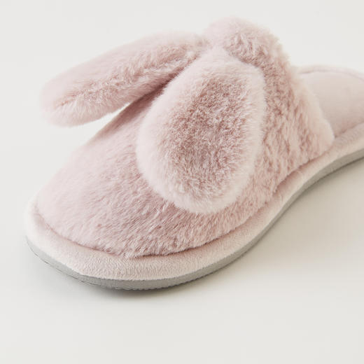 拖鞋 兔耳朵 粉色/摩卡色 商品图5